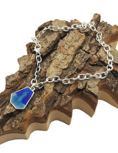 925 silver bracelet with Our Lady of Banneux medal