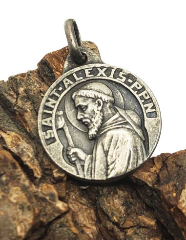 Medaille van de heilige Alexis in zilver