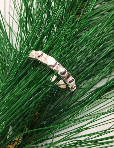 Rozenkransring in 925 zilver