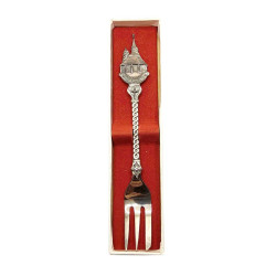 Fourchette souvenir Banneux Notre-Dame argentée – 12,5 cm