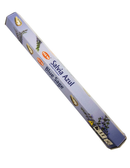 Blauwe salie wierookstokjes - HEM-buis