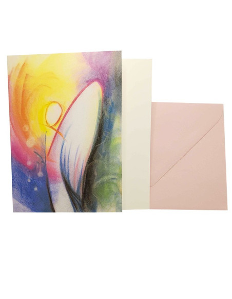 Grußkarte – Aquarell-Engel