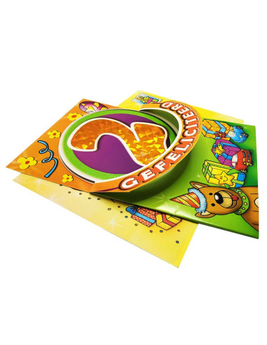 Birthday card with glitter and holographic number - 2 years old - Dog