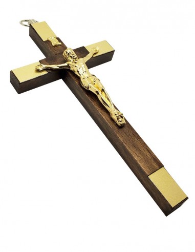 Wooden cross with gilding