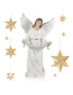 Statua Angelo Gloria in resina – 100 cm – Interno/Esterno