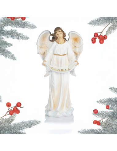 Statue Ange Gloria en résine – 57 cm – Intérieur/Extérieur