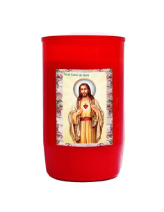 Kaarsen in het heilige hart van Jezus verbranding 2 en een halve dagen