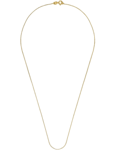 Cadena Serpiente Plata 925 Chapado Oro – Elegante 45 cm