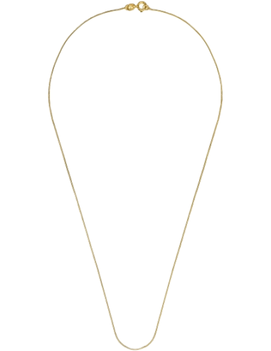 Slangketting 925 Sterling Zilver Verguld – Elegant 45 cm