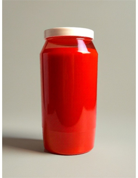 Red cemetery candle 4-5 days – long lasting