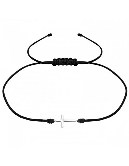 Bracciale Croce regolabile – Argento 925 elegante