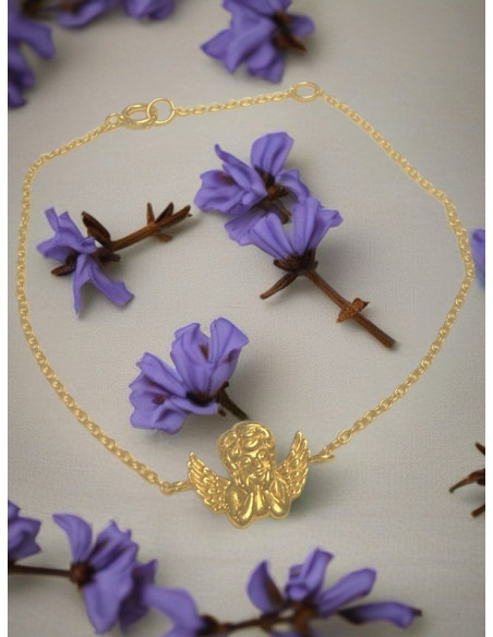 Cupid Bracelet – 925 Sterling Silver Gold Plated