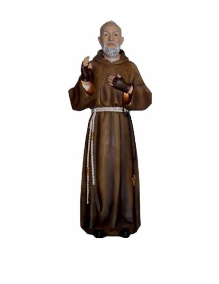 Statua in resina di Padre Pio - 20 cm
