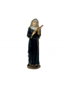 Estatua Santa Rita 20 cm – Resina pintada a mano
