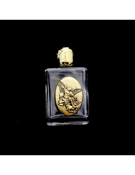 Banneux N.D. Wasserflasche – Vergoldete Sankt-Michael-Medaille