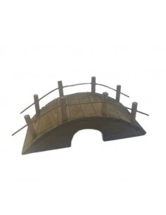 Holzbrücke – Zubehör für Weihnachtsdorf Dekoration