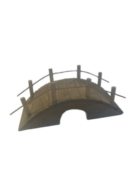 Pont en bois – Accessoire décoratif village de Noël