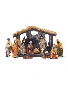 Resin Nativity Figurines – Bethlehem Manger Scene 3.3 in