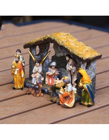 Heilige Familie Krippe – Weihnachtsdekoration 8,5 cm