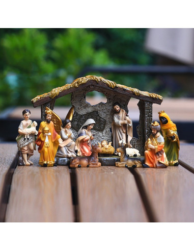 Natività di Betlemme – Statue in resina 8,5 cm