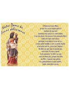 Novena candle sticker with prayer - Our Lady of Good Deliverance - Set of 10