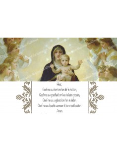 Sticker voor noveenkaars met gebed - Voor ouders - Set van 10