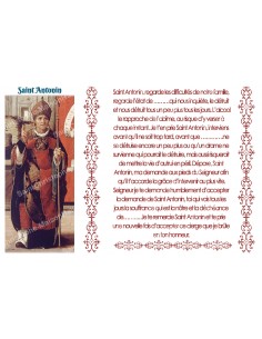 Pegatina francès con la oración – San Antonino