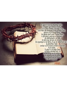 sticker with french  prayer - 12 Articles of Faith