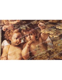 Autocollant décoratif - bougie de neuvaine   -  Anges modèle 1