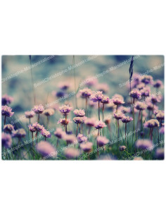 dekorativer Aufgleber für Novenkerzen  - Blumen modell 2