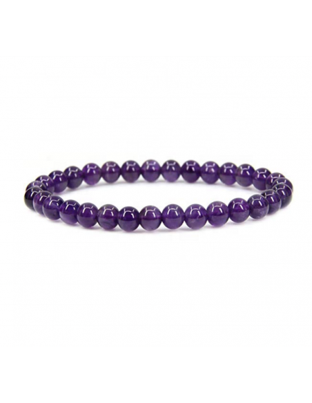 Amethyst Bracelet 6 mm – Serenity & Balance