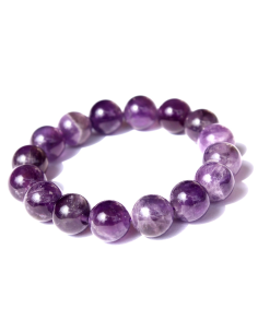 Amethyst Bracelet 12 mm – Serenity & Balance