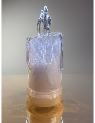 Glitter LED Candle White Snow – Long Lasting