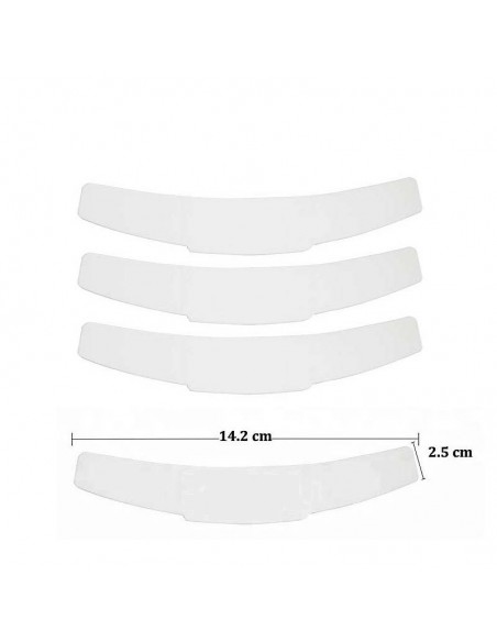 Cols blancs clergyman pour chemise prêtre - lot de 4 pièces