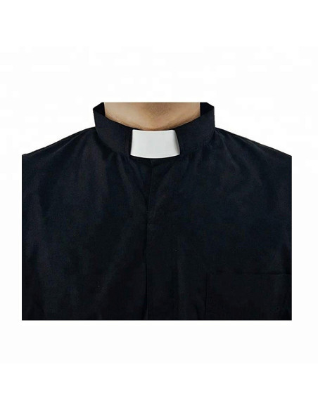 Collarini clergyman bianchi – Set di 4 inserti rigidi