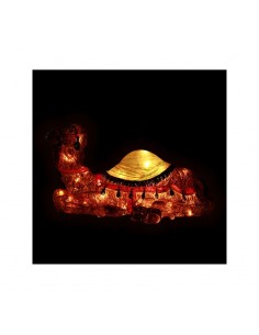 Verlichte glasvezel kameel – 80 cm figuren