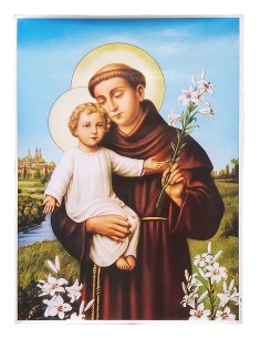 Saint Anthony Poster – Vinyl Wall Print 50 x 70 cm