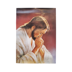 Poster Jesus im Gebet – Glänzend lackiertes Papier – 70 × 100 cm