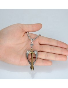 Stainless steel Saint Michael's sword protection pendant