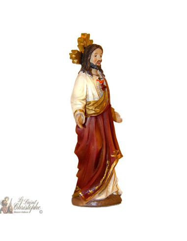 Estatua del Sagrado Corazón de Jesús - 13 cm