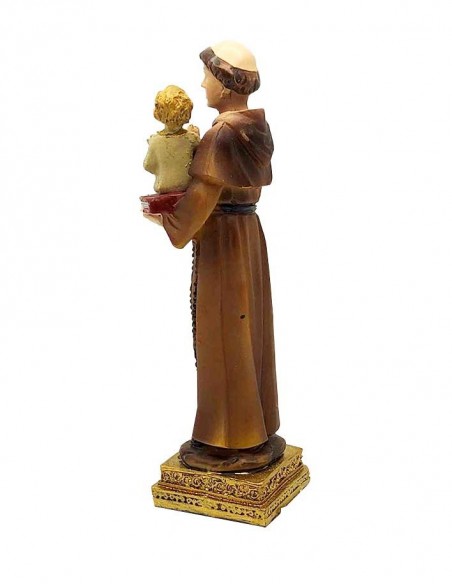 Estatua San Antonio 10 cm – Resina pintada a mano