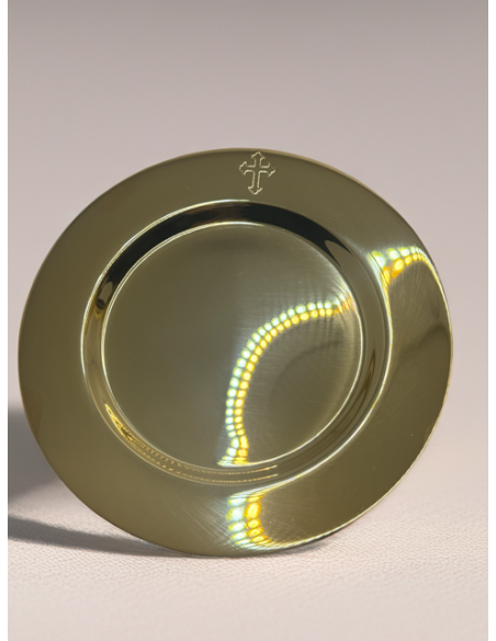Kelch, Patene und Ziborium aus Messing – 24 Karat vergoldet