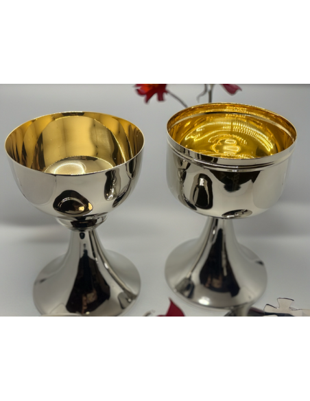 Kelk, Pateen & Ciborium Set in messing – 24K verguld