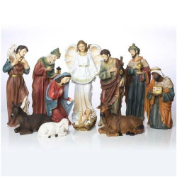 Presepio di Natale grandi personaggi - resina