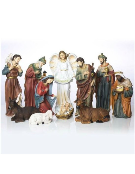 Presepio di Natale grandi personaggi - resina
