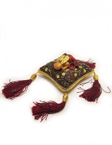 Sleeping Angel Cushion – Handmade Terracotta – Religious Decoration | Religieux Saint Christophe