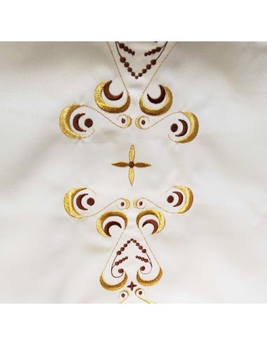 Lessenaar doek – Goud en bruin gestileerd borduursel