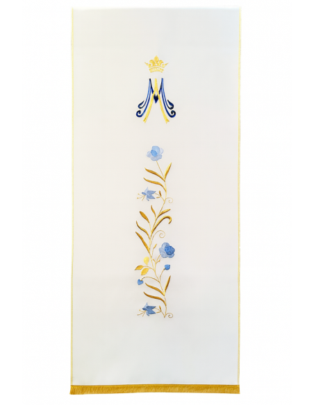 Pultvelum – Marianische Krone und blaue Blumen