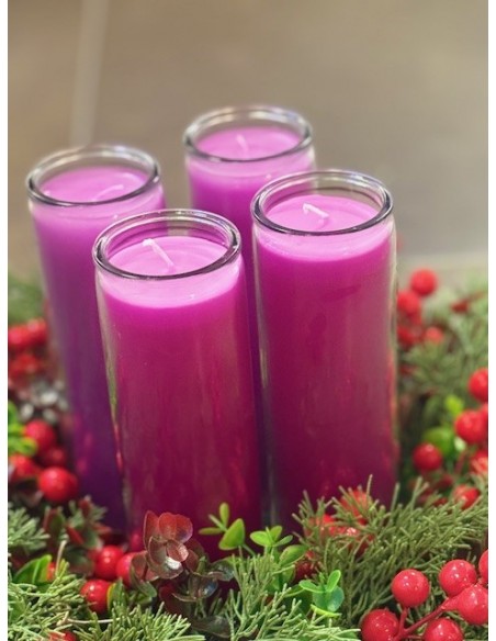 Corona di Natale con bacche rosse – Ø 44 cm