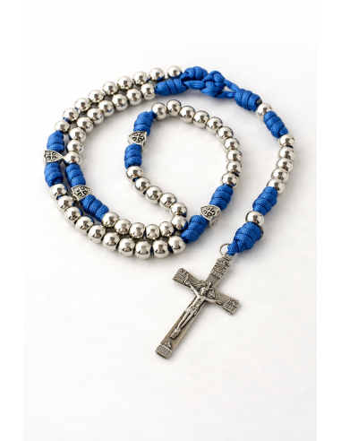 Metal Rosary 10 mm – Jerusalem Cross | Saint Christophe